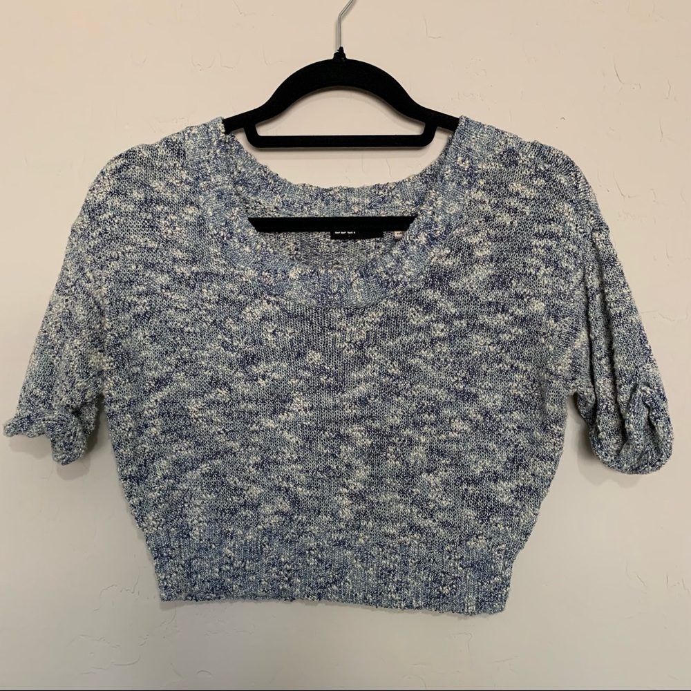 Urban outfitters BDG cropped blue knit sweater